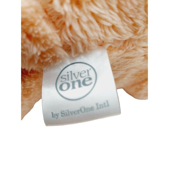 Silver One Peach White Fox plush stuffed animal 11" - Picture 6 of 7